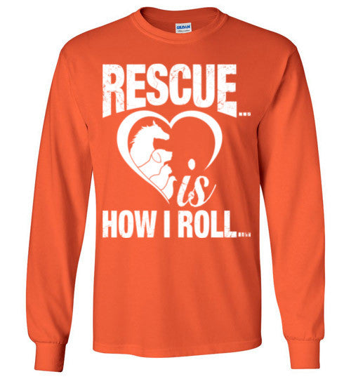 Rescue is How I Roll T-shirt - Furbabies.love - 7