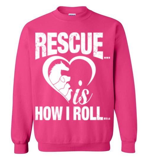 Rescue is How I Roll T-shirt - Furbabies.love - 10