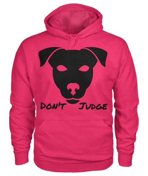 Don't Judge - Pitbull Dog Hoodie - Furbabies.love - 7