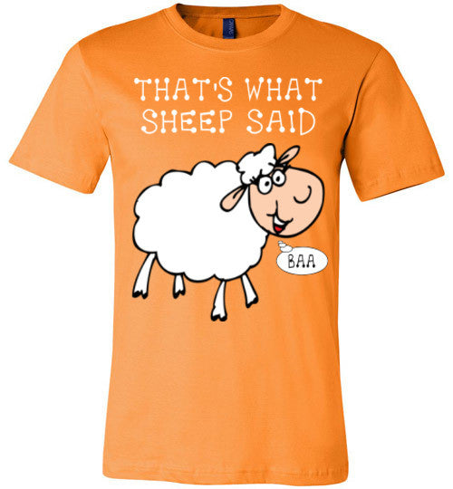 That;s what sheep said - T-shirt - Furbabies.love - 6