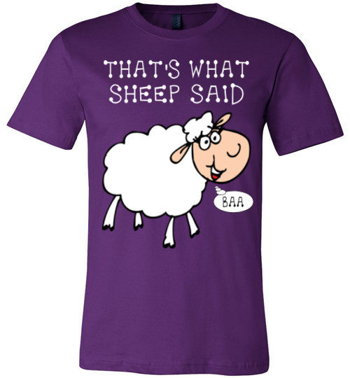 That;s what sheep said - T-shirt - Furbabies.love - 8