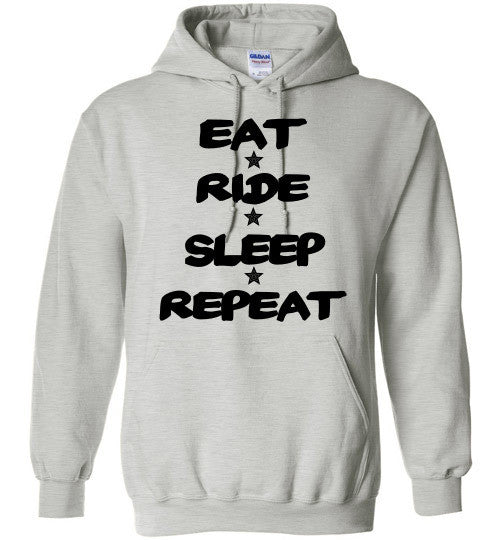 Eat Ride Sleep Repeat Hoodie Sweatshirt - Furbabies.love - 2