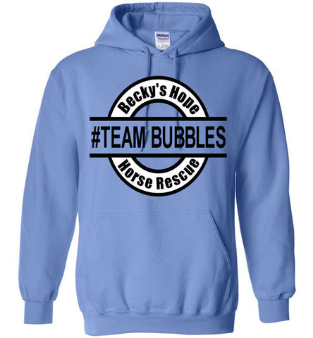 Becky's Hope Horse Rescue #TEAM BUBBLES Hoodie - Furbabies.love - 1