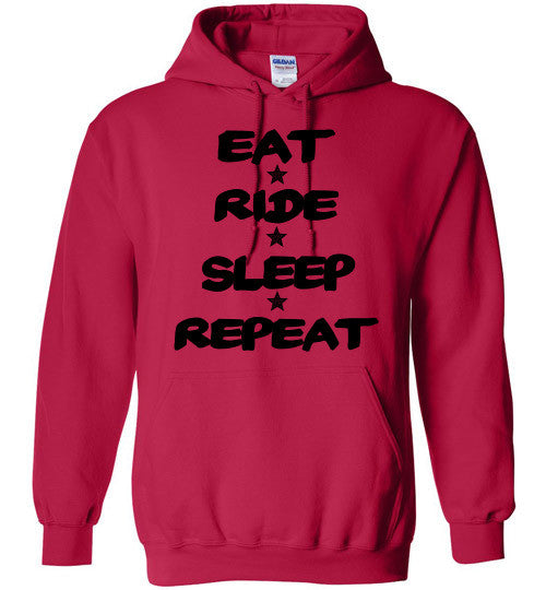 Eat Ride Sleep Repeat Hoodie Sweatshirt - Furbabies.love - 4