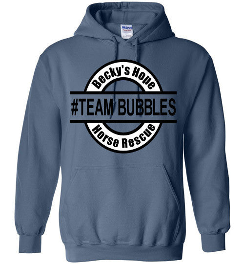 Becky's Hope Horse Rescue #TEAM BUBBLES Hoodie - Furbabies.love - 4