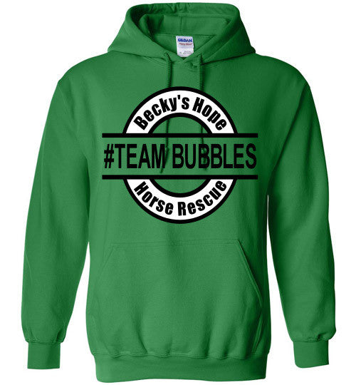 Becky's Hope Horse Rescue #TEAM BUBBLES Hoodie - Furbabies.love - 5
