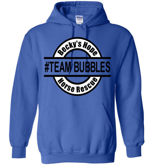 Becky's Hope Horse Rescue #TEAM BUBBLES Hoodie - Furbabies.love - 7