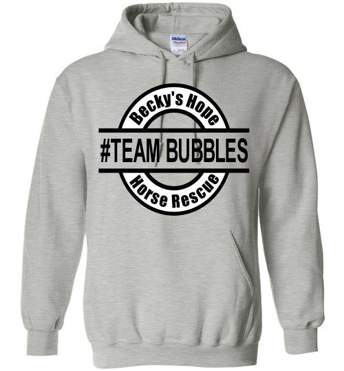 Becky's Hope Horse Rescue #TEAM BUBBLES Hoodie - Furbabies.love - 8