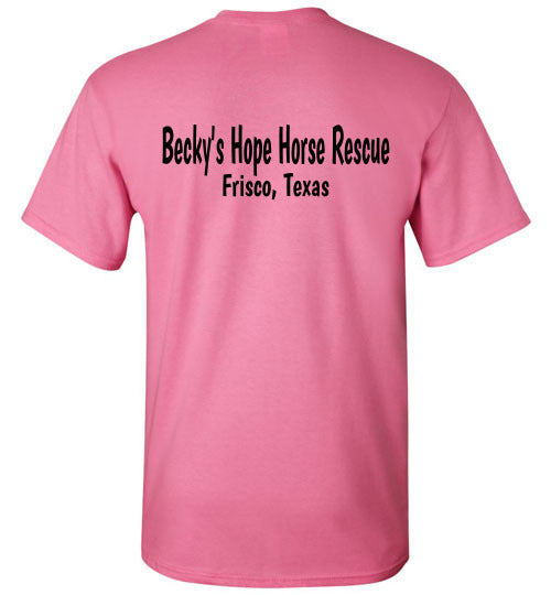 Peace, Love and Donkey's T-shirt benefiting Becky's Hope Horse Rescue