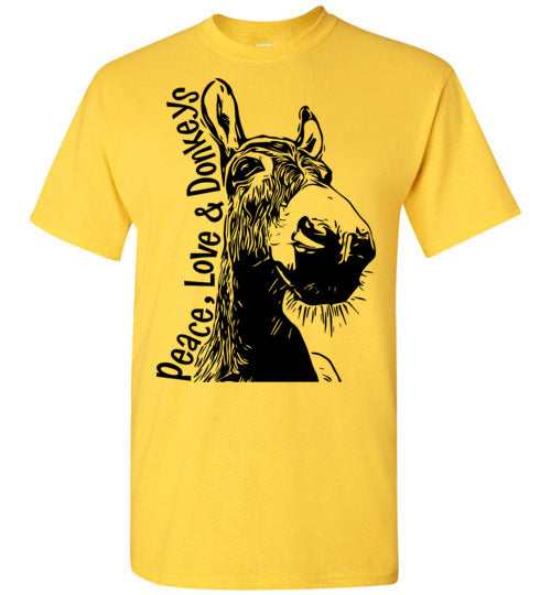 Peace Love Donkeys T-shirt