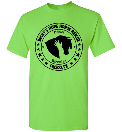 Support Becky's Hope Horse Rescue! Unisex T-shirt. - Furbabies.love