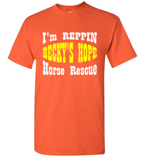 I'm REPPIN Becky's Hope Horse Rescue - Yellow - Furbabies.love