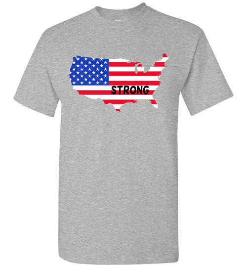 USA Strong T-shirt - Furbabies.love