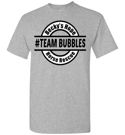 Becky's Hope Horse Rescue #TEAM BUBBLES T-Shirt - Furbabies.love - 11