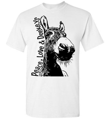 Peace Love Donkeys T-shirt