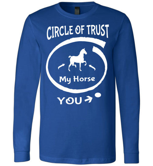 Circle of Trust - Horse IN - You - OUT Long Sleeve T-shirt - Furbabies.love - 8