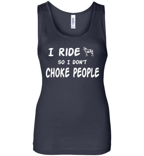 I ride so I don't choke people. - Furbabies.love