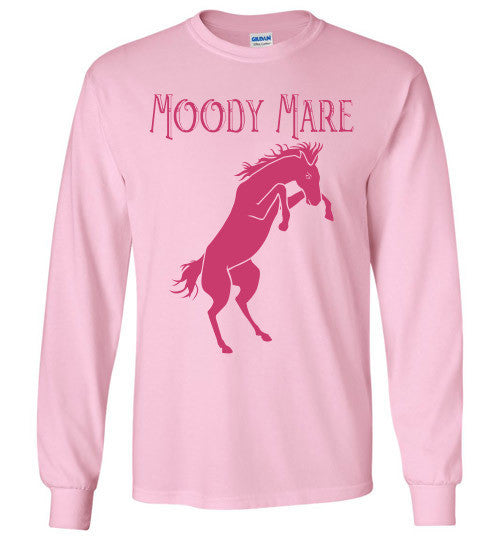 Moody Mare Long Sleeve Tee-shirt - Furbabies.love - 3