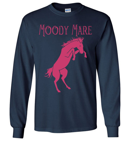 Moody Mare Long Sleeve Tee-shirt - Furbabies.love - 4