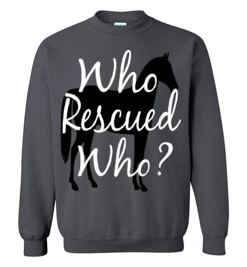 Who rescued who? Horse - Furbabies.love
