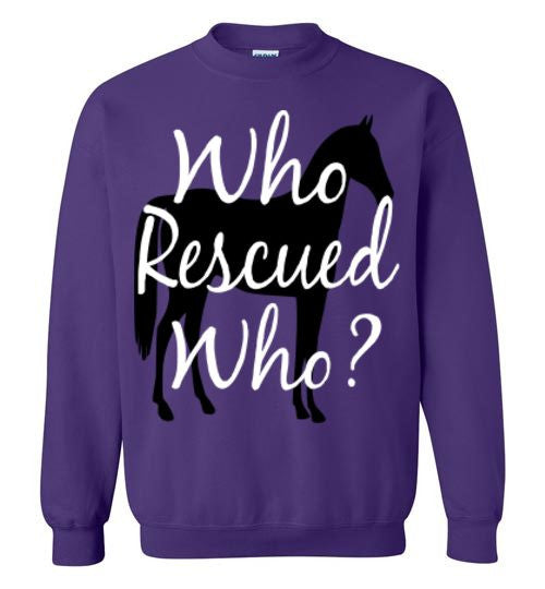 Who rescued who? Horse - Furbabies.love