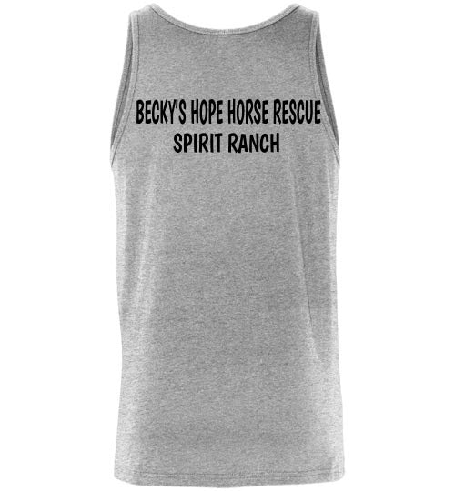 Peace, Love & Donkeys Becky's Hope Horse Rescue - Spirit Ranch Tank Top