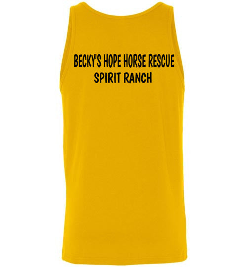 Peace, Love & Donkeys Becky's Hope Horse Rescue - Spirit Ranch Tank Top