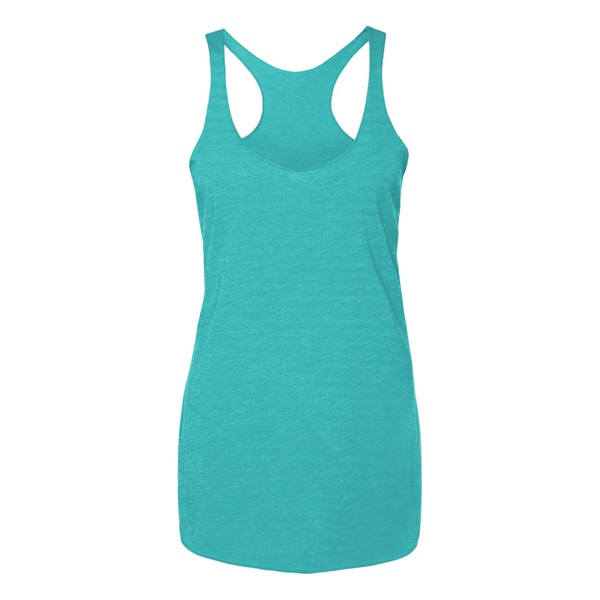 Ladies Triblend Racerback Tank Top - Will Work For