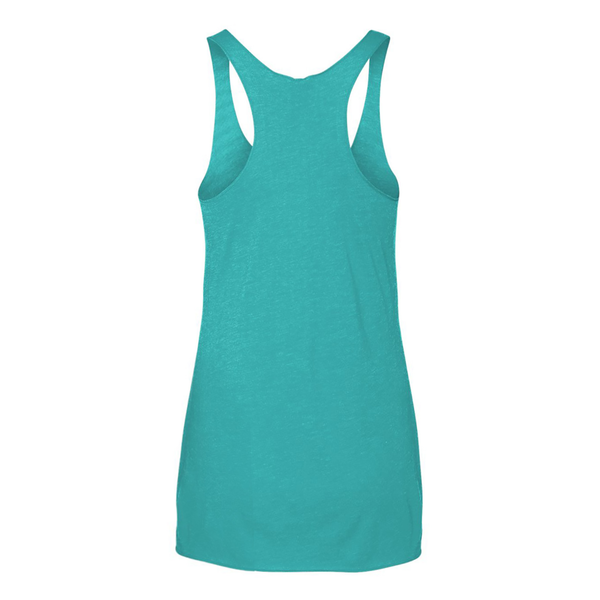 Ladies Triblend Racerback Tank Top - Will Work For