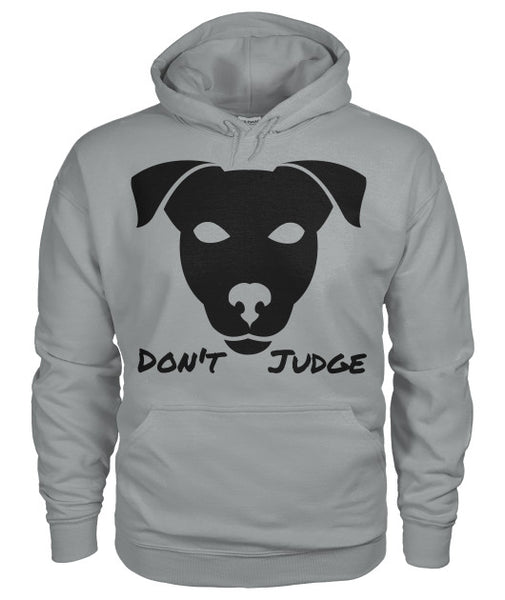 Don't Judge - Pitbull Dog Hoodie - Furbabies.love - 3