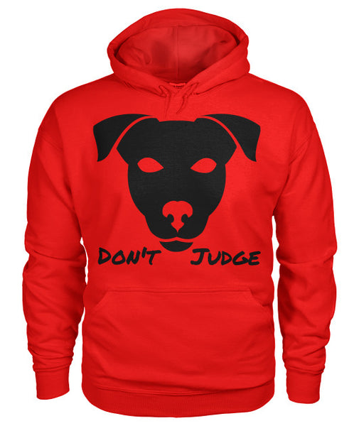 Don't Judge - Pitbull Dog Hoodie - Furbabies.love - 13