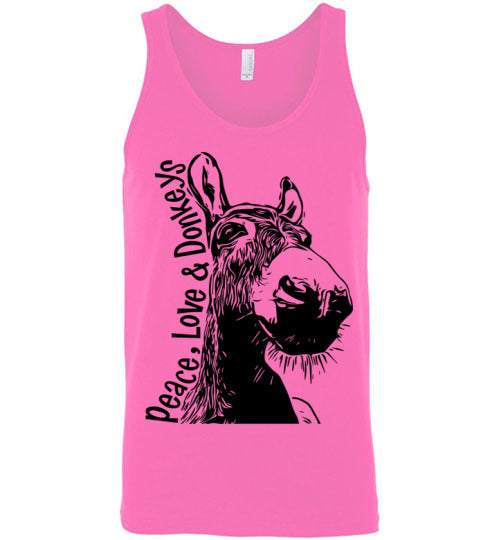 Peace, Love & Donkeys Becky's Hope Horse Rescue - Spirit Ranch Tank Top