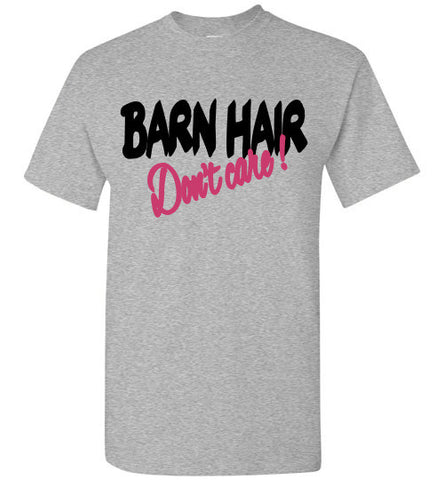 Barn Hair Don't Care Shirt Sleeve Unisex Tee-shirt - Furbabies.love - 1