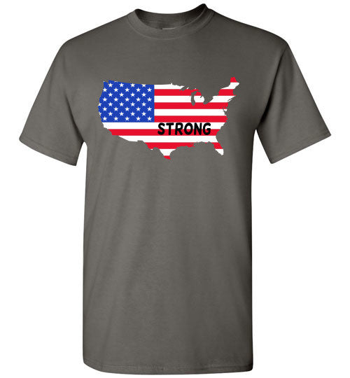 USA Strong T-shirt - Furbabies.love