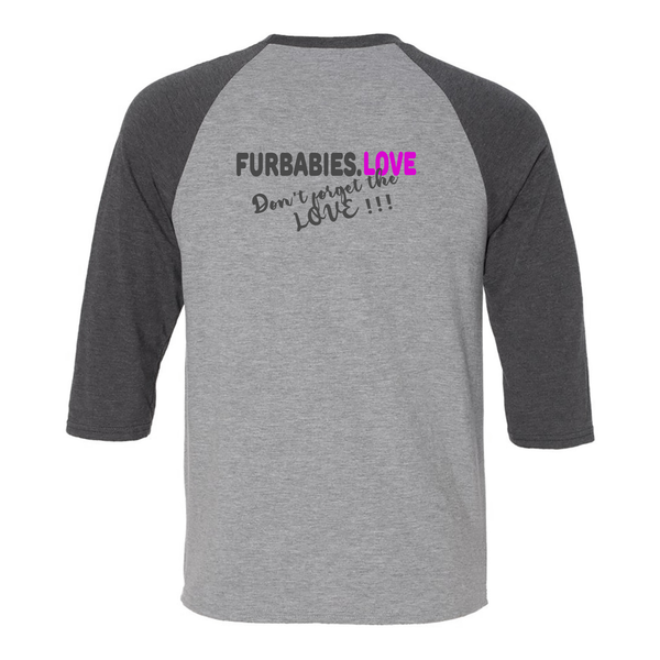 Furbabies.love Don't forget the LOVE Raglen T-shirt - Furbabies.love - 2