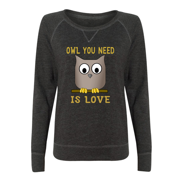 Owl You Need Is LOVE Ladies Long Sleeve Shirt - Furbabies.love - 5