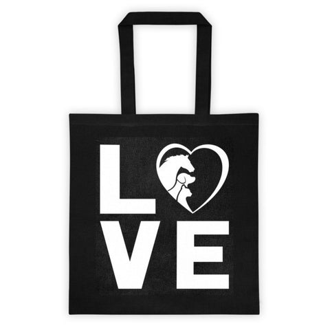 Tote bag - LOVE - Furbabies.love